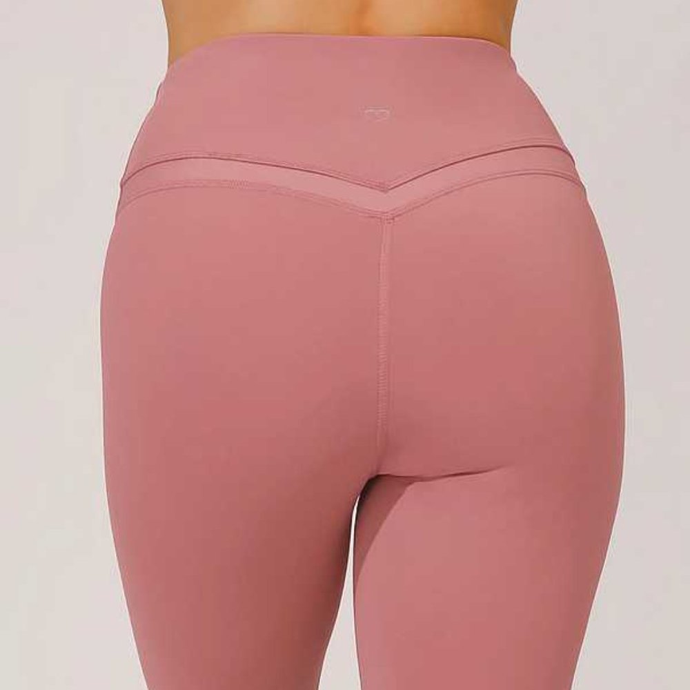 90Degree By Reflex "BOOTYFUL" BRAND HIGH WAISTED7/8 Ankle LEGGING Large